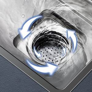 Fregadero de Cocina Grande de Acero Inoxidable 304 con Desagüe a la Derecha, Fácil de Limpiar, para el Hogar - Product Image 3