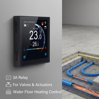 Termostato Inteligente WiFi para Calefacción por Suelo Radiante, 3A, Tuya, Programable, Pantalla TFT a Color, Controlador de Temperatura Ambiente, OEM, ODM