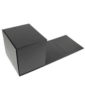 Caja de Embalaje de Cartón Negro Personalizada, Caja Rígida de Regalo con Tapa, Cajas de Embalaje de Cartón Mate para Envíos - DH10192 - Product Image 2