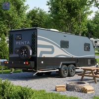 CAMPTRL Remorque de camping-car de luxe pour la famille, caravane tout-terrain, camping-car motorisé, vente en gros