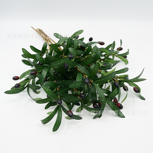 Rama de Olivo Artificial Dongchen Crafts de 72 cm, Flor de Seda Verde para Decoración de Bodas y Hogar, Flores para Jarrón - Product Image 4