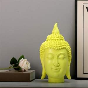 Décoration Artisanale en Résine Décorative Statue de Tête de <span class=keywords><strong>Bouddha</strong></span> Zen - Product Image 5