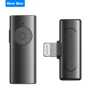 Smartphone Revers Lavalier Fabrikant Mini Tie-Clip Draadloze Microfoon Voor Zingende Vloggen Live Videocamera-Opname
