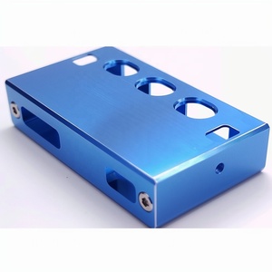 תיבת אלומיניום כחולה אנודייזה לעיבוד שבבי CNC מדויק בהתאמה אישית של TZR, מארז לפרויקט אלקטרוני - Product Image 6