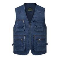Gilet de travail multi-poches personnalisé avec logo, design à motifs, veste de photographe, veste de chasse, veste de pêche, vêtements de travail, style veste