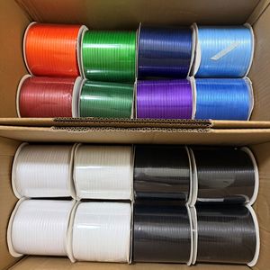 OKAY 500 Yards Un Rouleau 3mm Double Face Polyester Solide <span class=keywords><strong>Couleur</strong></span> <span class=keywords><strong>Satin</strong></span> Ruban, <span class=keywords><strong>satin</strong></span> Curling Ruban pour Queue Ruban - Product Image 6