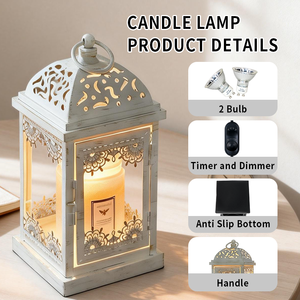 Calentadores de Cera Eléctricos para Velas 2026, Nuevo Producto, al por Mayor, con Temporizador y Luz Regulable - Lámpara Decorativa Navideña con Calentamiento Eléctrico Seguro - Product Image 1