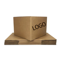 Boîtes d'emballage en carton ondulé rectangulaires auto-érectables pour tasses à café, design personnalisé, vente en gros