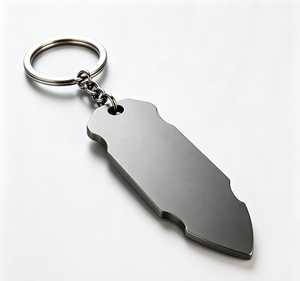 พวงกุญแจโลหะแบบกำหนดเอง จี้สลักลาย สำหรับของขวัญส่งเสริมการขาย - Product Image 2