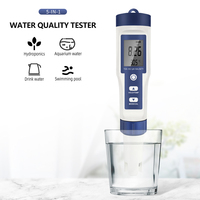 5 en 1 TDS PH SALT EC TEMP compteur de qualité de l'eau Portable testeur d'eau stylo mesure eau potable piscine