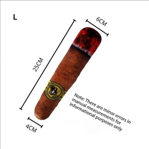 Divertido Juguete de Peluche para Perro con Forma de Cigarro, de Tela de Nylon Suave, con Sonido, Resistente a Mordidas, con Logotipo Personalizado - Product Image 6