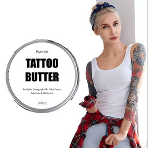 Burro per la Cura dei Tatuaggi Crema Lenitiva Prima e Dopo Balsamo Lozione per il Corpo e il Viso per Migliorare la Colorazione Manutenzione e Riparazione dei Tatuaggi - Product Image 2