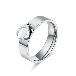 Unisex Titanium Steel <b>Rings</b> Star Moon Butterfly Cross Charm Fashion Jewelry Gift <b>Ring</b> K-R814 - Product Image 5