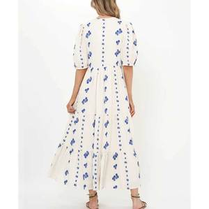 Camicia da spiaggia Gypsy alla moda personalizzata da donna abito con cintura a portafoglio lungo abito estivo abbigliamento Casual da donna abiti - Product Image 3