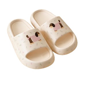 Sandalias Minimalistas de Verano EVAins con Estampado de Dachshund, Suela Gruesa Absorbente de Sudor, Punta Abierta, para Adultos, para Usar en Casa - Product Image 4