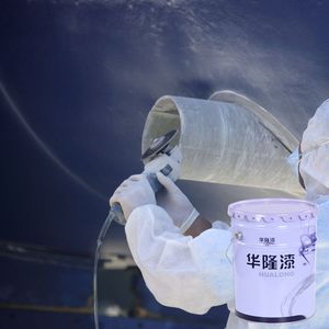 Recubrimiento de Fluorocarbono de Grado Comercial Hualong, Recubrimiento 2K Económico <span class=keywords><strong>con</strong></span> Endurecedor para Uso Industrial General - Product Image 1
