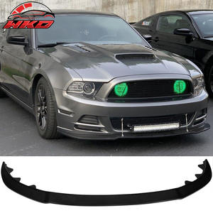 Alerón Delantero Estilo GT para Ford Mustang 13-14, Sin Pintar, Negro, PU, Accesorio Exterior de Alta Calidad - Product Image 1