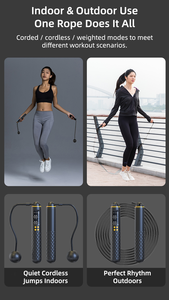 เชือกกระโดดอัจฉริยะ PVC พร้อมตัวนับแคลอรี่สำหรับออกกำลังกาย - Product Image 6
