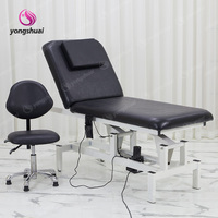 Lit de spa électrique moderne de luxe, table de massage inclinable en métal esthétique pour la beauté du visage et les meubles de salon de manucure