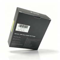 Boîte d'emballage en carton pliable et recyclable pour électronique personnalisée avec gaufrage et impression de logo sur mesure pour adaptateur de chargeur – Vente en gros