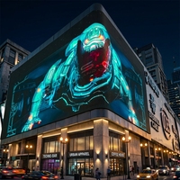 Layar LED Tetap Luar Ruangan Ukuran Khusus, Billboard Iklan Warna Penuh Tahan Cuaca dengan Remote Control