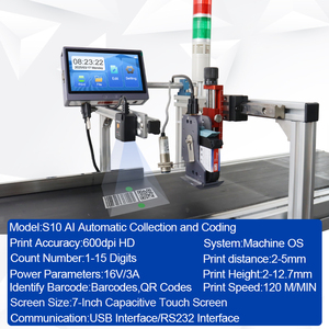 באינטרנט תאריך תפוגה התקן מדפסת הזרקת דיו מסך מגע בקבוק המדפסת עבור בקבוקים ישים - Product Image 3