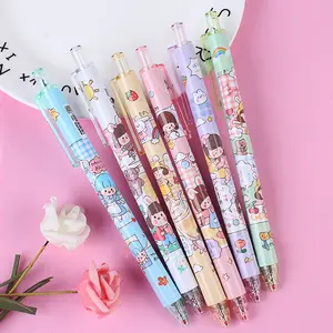 Cute Fashion Ins PVC Gel Ink Pen Korean Cute Promotional Gift Creative Girl Press Pens