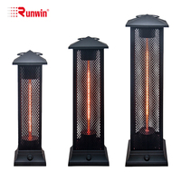 Lampe chauffante halogène sous table, étanche, chauffage électrique de jardin extérieur