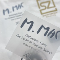 Logos personnalisés fins, lisses et plats pour transfert thermique, étiquettes intérieures résistantes à la décoloration compatibles avec la presse à chaud pour robes en tricot et usines de coussins