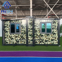 Prêt à Expédier 2 Chambres Préfabriqué Mini Conteneur Maison Mobile pour l'Hiver Expédition Préfabriqué Petite Maison Portable