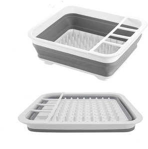 Kitchen Organizer Sink Drainer Best Plastic Collapsible Dish Drying Rack