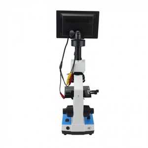 Pantalla LCD de 7 pulgadas, funda de aluminio, XSP-116D de píxeles de 5MP, microscopio <span class=keywords><strong>Digital</strong></span> de sangre de 400X para microcuerpos subacuáticos, rearca de estudiantes - Product Image 4