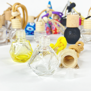 6ml sang trọng pha lê tam giác hương thơm khuếch tán chai nước hoa xe hơi khuếch tán treo chai thủy tinh rỗng - Product Image 3