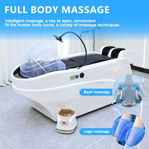 Luxuriöser elektrischer japanischer Salon-Kopfmassagestuhl mit Haarwaschbecken - Product Image 2