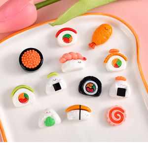 Breloques <span class=keywords><strong>en</strong></span> <span class=keywords><strong>résine</strong></span> <span class=keywords><strong>en</strong></span> forme <span class=keywords><strong>de</strong></span> mini-boulettes <span class=keywords><strong>de</strong></span> riz pour sushi, accessoires <span class=keywords><strong>de</strong></span> maison <span class=keywords><strong>de</strong></span> poupée pour loisirs créatifs DIY, vente <span class=keywords><strong>en</strong></span> gros - Product Image 1