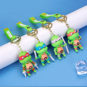 Porte-clés Tortue Mignonne, Porte-clés Créatif et Amusant en Forme de Dessin Animé, Pendentif pour Sac, Petit Cadeau pour Couple, Vente en Gros - Product Image 2