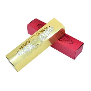 הזמנה לחתונה אישית תיבת נוצץ צבע לייזר לחתוך הזמנות גלילה קופסות הזמנה - Product Image 6