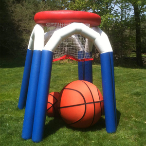 Castillo Inflable de PVC para Niños, Canasta de Baloncesto Inflable, Juego de Baloncesto Inflable para Fiestas - Product Image 6