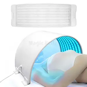 Máscara facial de fototerapia com led, lâmpada de led para mesa, pdt e pdt