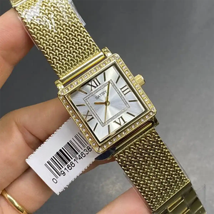 Reloj de Pulsera de Moda con Logotipo Personalizado <span class=keywords><strong>GUESS</strong></span> W0826L2, Diseño Simple con Puntero, para Mujer, Caja Cuadrada de 38 mm, Correa de Acero Inoxidable, Directo de Fábrica - Product Image 1