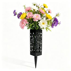 <span class=keywords><strong>Vasi</strong></span> in <span class=keywords><strong>Plastica</strong></span> all'Ingrosso per Fiori Artificiali, Decorazioni Cimiteriali, Vaso per Tombe con Picchetto in <span class=keywords><strong>Plastica</strong></span> - Product Image 2
