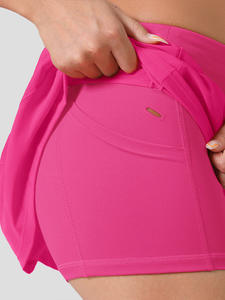 Falda informal de tenis para mujer, Golf, Yoga, Pickleball, Falda plisada deportiva antideslizante de secado rápido que combina con todo para el verano - Product Image 4