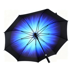 Parapluie de golf robuste en fibre de verre, imperméable, avec tissu pongé et ouverture ventilée, pour les tournois sportifs en extérieur - Product Image 2