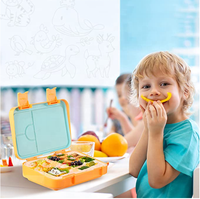 Nouvelle arrivée AOHEA : Boîte à bento isotherme en Tritan pour enfants avec bac à glaçons et blocs réfrigérants
