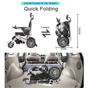 Silla de ruedas eléctrica para discapacitados, asiento de viaje ligero y portátil, plegable y automático, reclinable, <span class=keywords><strong>UK</strong></span>, 2022