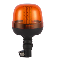 12-24V DC Magnetische LED-Warnleuchte Bernsteinfarbene Stroboskop-Notfallblitzlampe für Auto Fahrzeug Traktor ECE R10