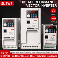 Convertidor de Frecuencia VFD Trifásico de Fábrica con Función RS485, 7.5kw 11kw 220v 380v para Motores de CA, Compresores y Bombas de Agua