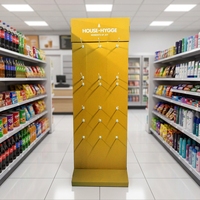 Présentoir en carton personnalisable, moderne et écologique, léger, avec crochets pour téléphones et jouets en magasin de détail