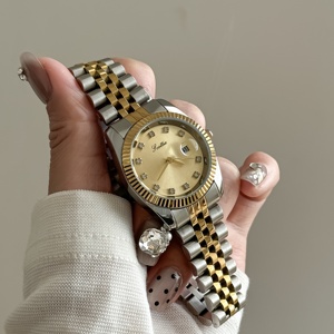Montre à quartz ronde classique de luxe Scottie 9570 pour femmes, montre à quartz personnalisée, résistance à l'eau quotidienne, exclusivement pour femmes - Product Image 5