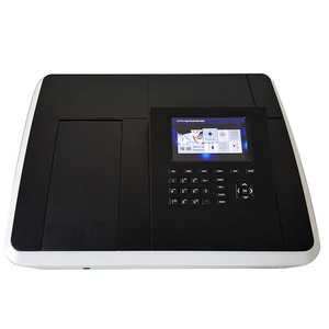 Spectrophotomètre UV à écran LCD 7 pouces, prix d'usine, largeur de bande variable, double faisceau, plage de longueur d'onde 190-1100 nm, spectromètres - Product Image 1